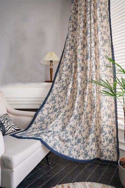 French floral lace curtains - Image 6