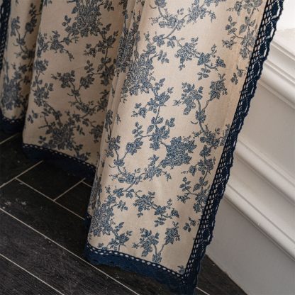 French floral lace curtains - Image 5