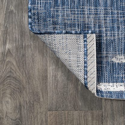 Ocean Rhythm Simple Striped Outdoor Carpet - Image 6