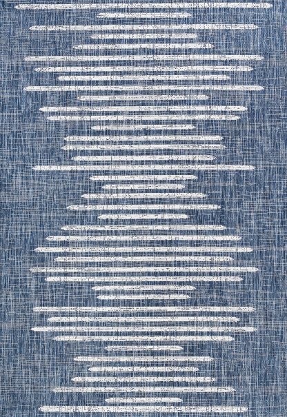 Ocean Rhythm Simple Striped Outdoor Carpet - Image 2