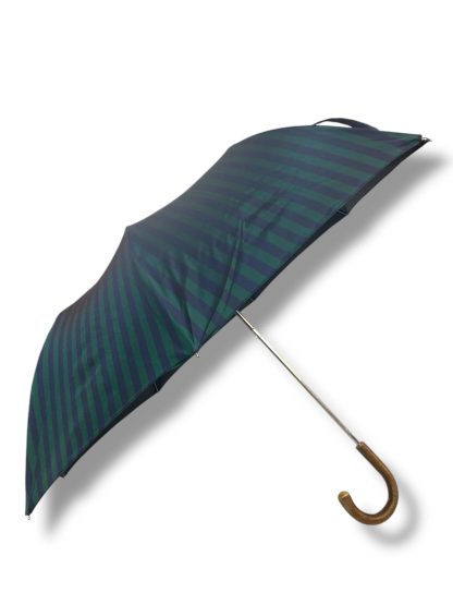 Retro checkered wooden handle umbrella - Image 6