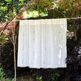 Bohemian style beaded window screen