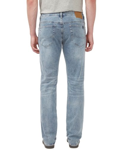 Men's classic straight washed jeans - Image 3