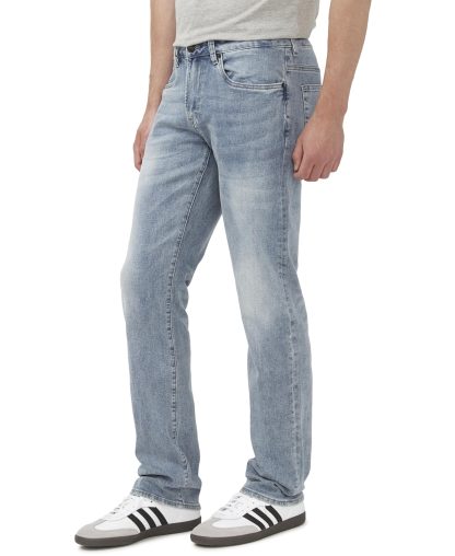 Men's classic straight washed jeans - Image 2