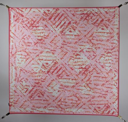 Romantic Pink Flower Small Square Scarf