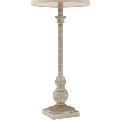 Light color retro wooden table lamp - Image 5