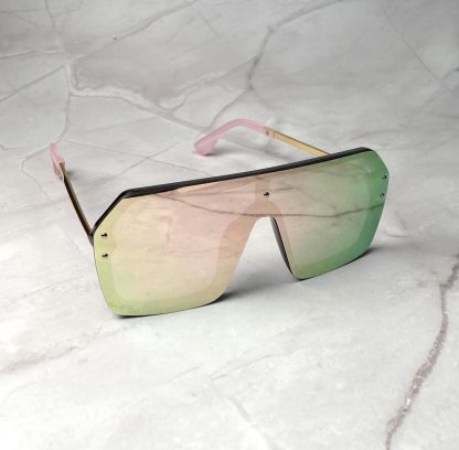 Gradient colorful large frame sunglasses - Image 6