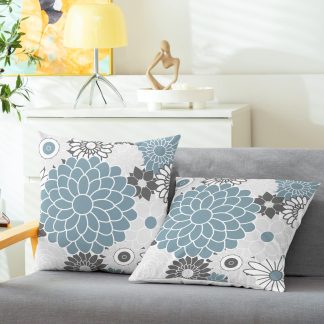 Light floral pillowcase