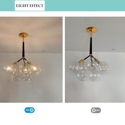 Nordic magic bean molecular chandelier - Image 6