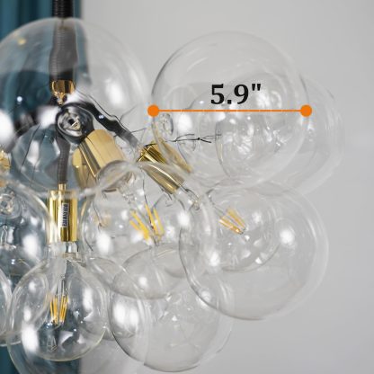 Nordic magic bean molecular chandelier - Image 3