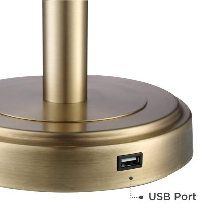 Simple modern metal pole table lamp - Image 7