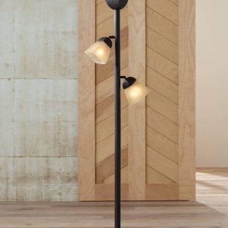 Retro multi-head floor lamp