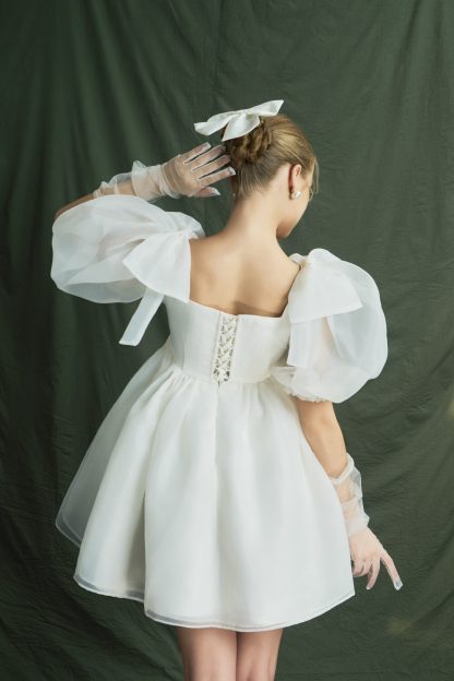 Fairy Puff Sleeve Tulle Dress - Image 3