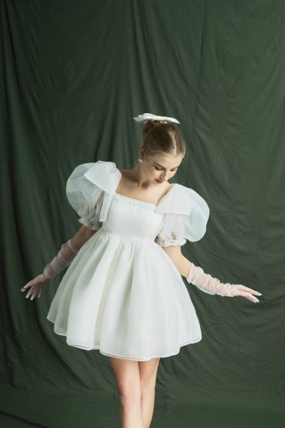 Fairy Puff Sleeve Tulle Dress - Image 2