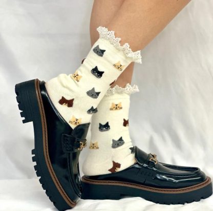 Cat lace socks - Image 2