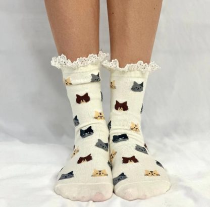 Cat lace socks - Image 4