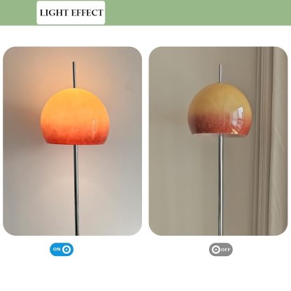 Spherical glass floor lamp - Image 7
