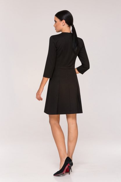Black suit collar dress - Image 6