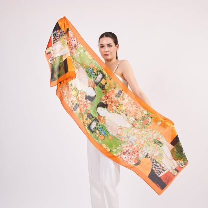 Art print silk scarf - Image 6