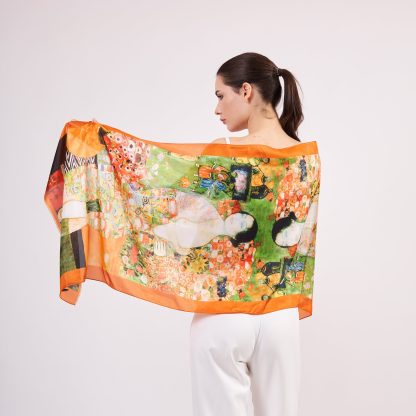 Art print silk scarf - Image 2