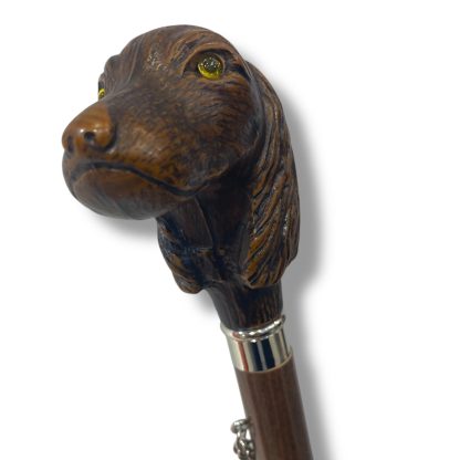 Retro Animal Handle Plaid Long Handle Umbrella - Image 5