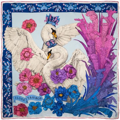 Art print silk scarf - Image 8