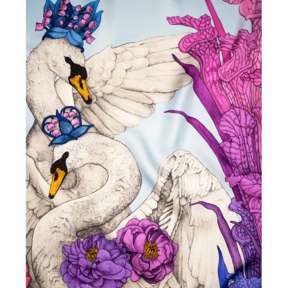 Art print silk scarf - Image 2