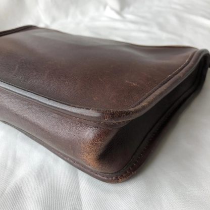 Dark brown leather clutch - Image 2