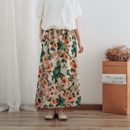 Elegant floral skirt - Image 4