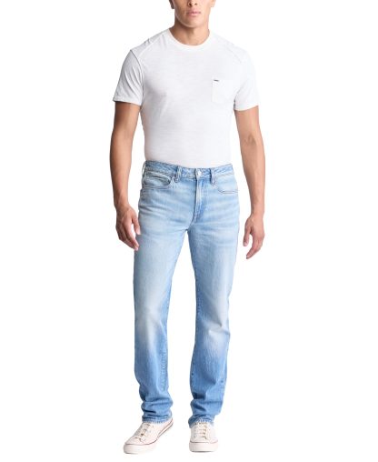 Light blue washed straight jeans - Image 4