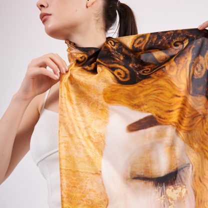 Art print silk scarf - Image 7