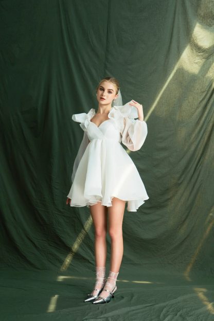 Fantasy V-neck Tulle Dress
