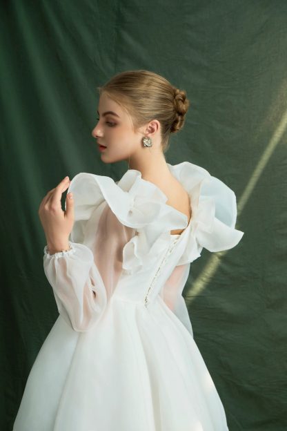 Fantasy V-neck Tulle Dress - Image 2