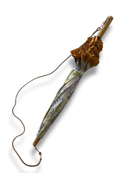 Retro floral tassel long handle umbrella - Image 9