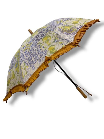 Retro floral tassel long handle umbrella - Image 7