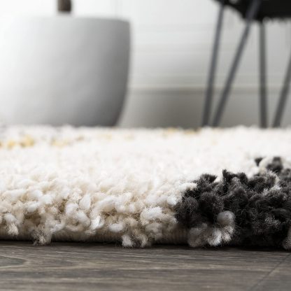 Artistic abstract striped carpet - Image 13
