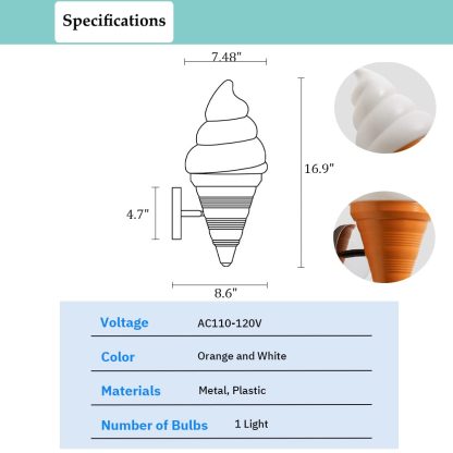 Ice cream wall lamp - Image 8