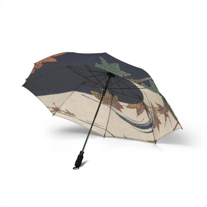 Japanese style Ukiyoe folding umbrella - Image 5