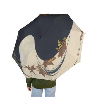 Japanese style Ukiyoe folding umbrella - Image 4