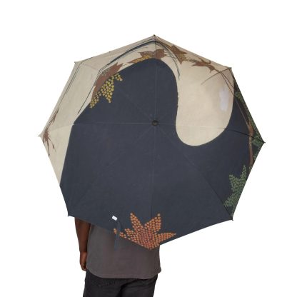 Japanese style Ukiyoe folding umbrella - Image 3
