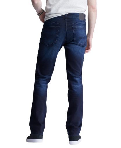 Gradient blue straight jeans - Image 4