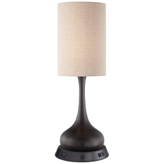 Modern simple linen table lamp