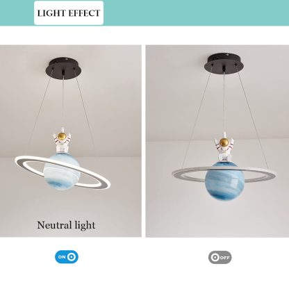 Creative Astronaut Planet Chandelier - Image 6