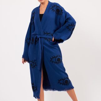 Mysterious lazy atmosphere dressing gown