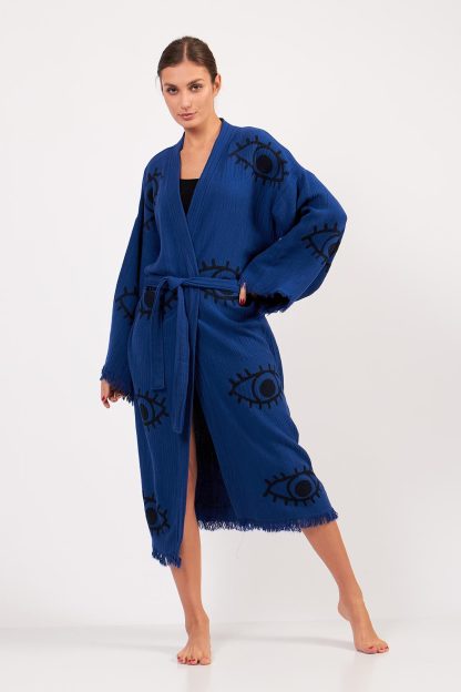 Mysterious lazy atmosphere dressing gown