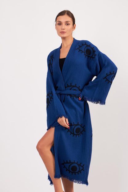 Mysterious lazy atmosphere dressing gown - Image 3