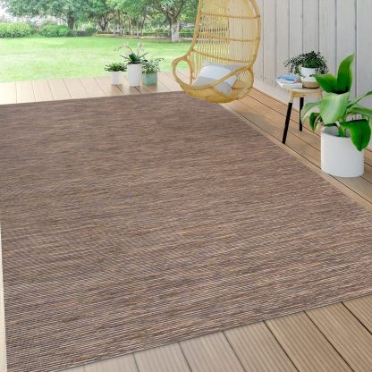 Natural style plain outdoor woven rug - Image 11