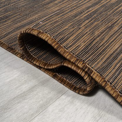 Natural style plain outdoor woven rug - Image 9