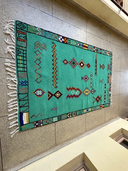 Exotic Bohemian handmade carpet - Image 4