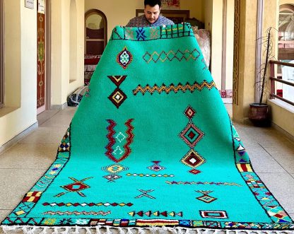 Exotic Bohemian handmade carpet